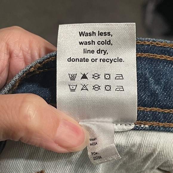 NEW REFORMATION Julianna Zip MidRise Straight Jeans Exposed Zip Mesa Stretch 26 - Picture 9 of 13